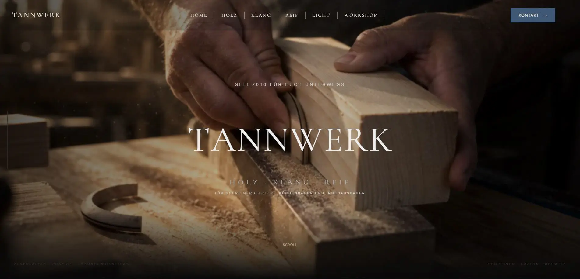 Tannwerk – Webdesign Projekt